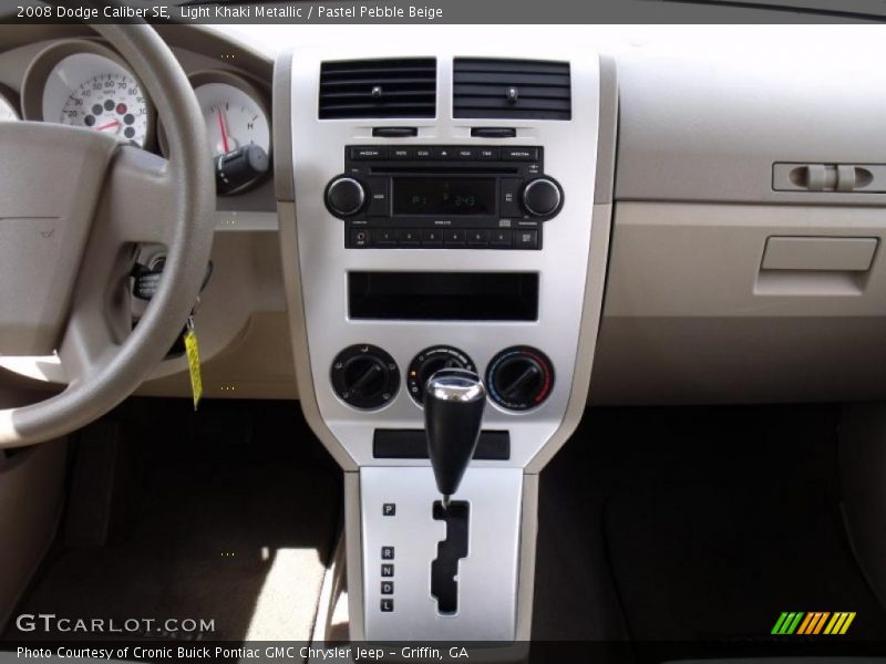 Light Khaki Metallic / Pastel Pebble Beige 2008 Dodge Caliber SE