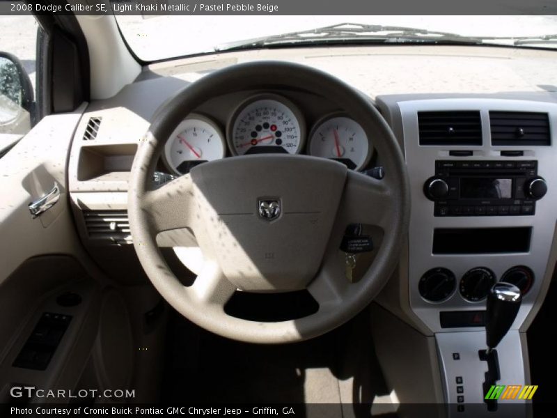 Light Khaki Metallic / Pastel Pebble Beige 2008 Dodge Caliber SE