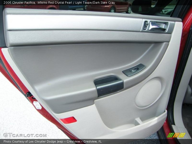 Inferno Red Crystal Pearl / Light Taupe/Dark Slate Gray 2006 Chrysler Pacifica