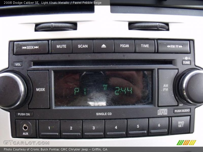 Light Khaki Metallic / Pastel Pebble Beige 2008 Dodge Caliber SE