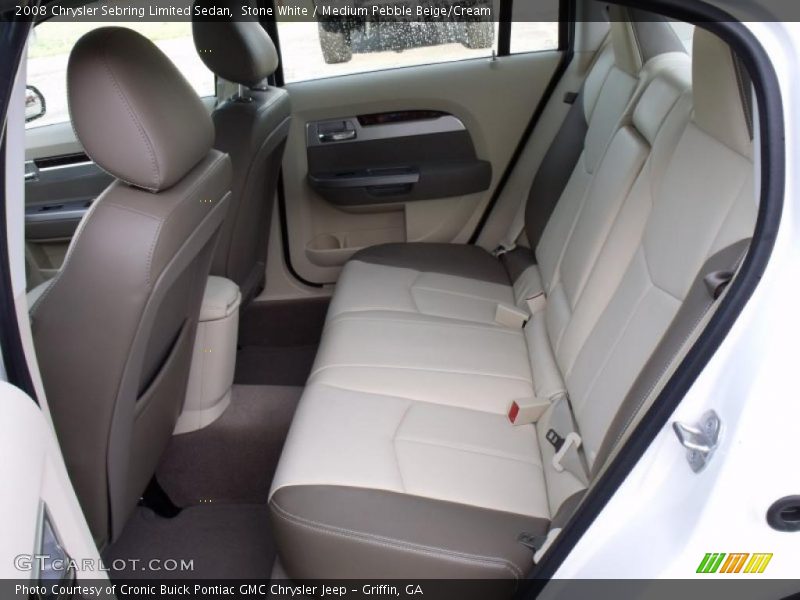 Stone White / Medium Pebble Beige/Cream 2008 Chrysler Sebring Limited Sedan