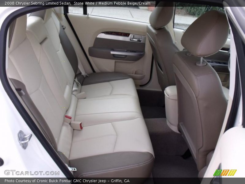 Stone White / Medium Pebble Beige/Cream 2008 Chrysler Sebring Limited Sedan