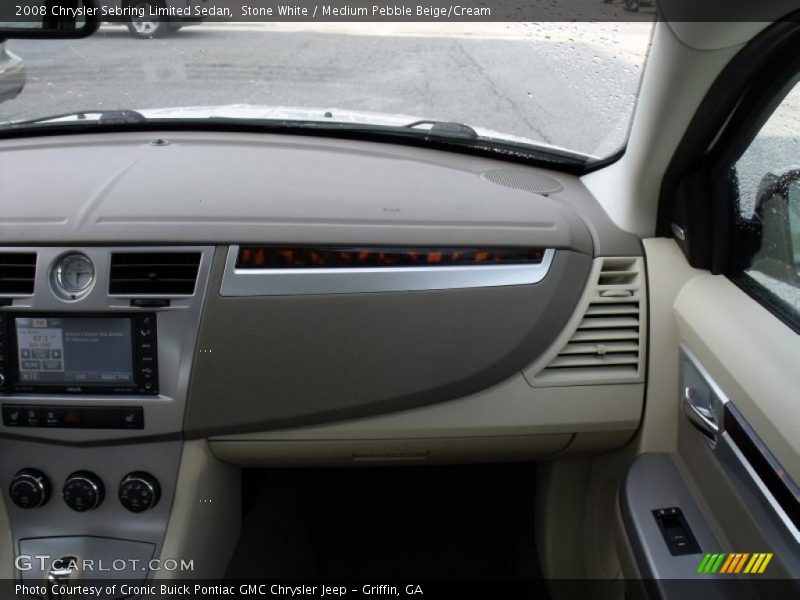 Stone White / Medium Pebble Beige/Cream 2008 Chrysler Sebring Limited Sedan
