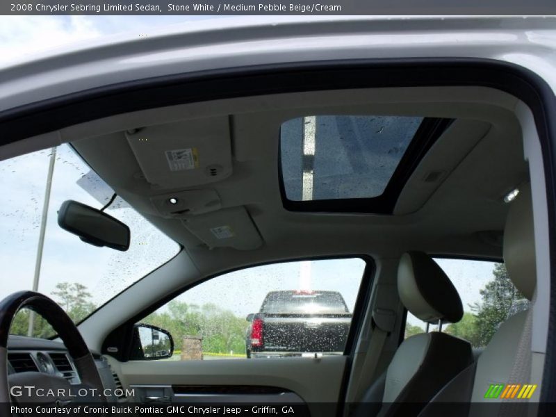 Stone White / Medium Pebble Beige/Cream 2008 Chrysler Sebring Limited Sedan