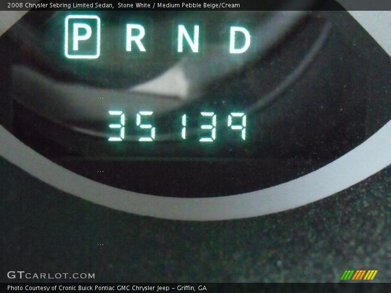 Stone White / Medium Pebble Beige/Cream 2008 Chrysler Sebring Limited Sedan