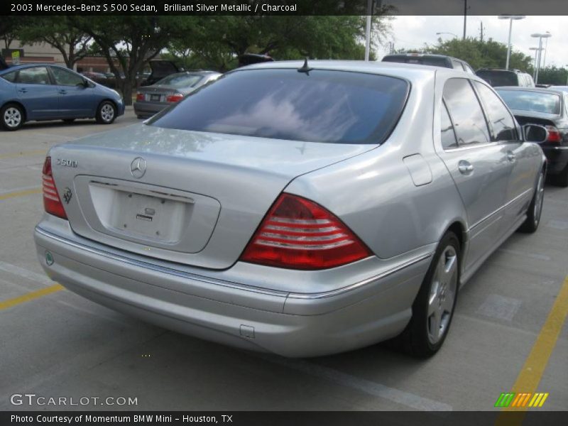 Brilliant Silver Metallic / Charcoal 2003 Mercedes-Benz S 500 Sedan