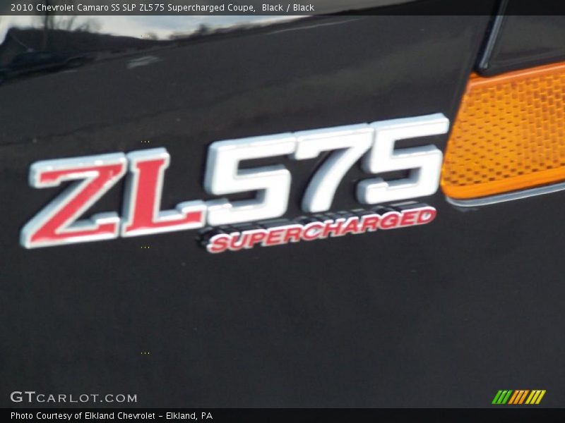 Black / Black 2010 Chevrolet Camaro SS SLP ZL575 Supercharged Coupe