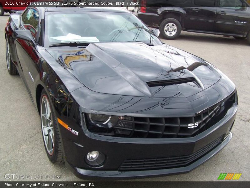 Black / Black 2010 Chevrolet Camaro SS SLP ZL575 Supercharged Coupe