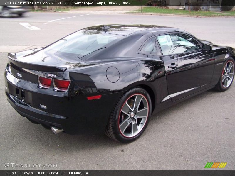 Black / Black 2010 Chevrolet Camaro SS SLP ZL575 Supercharged Coupe