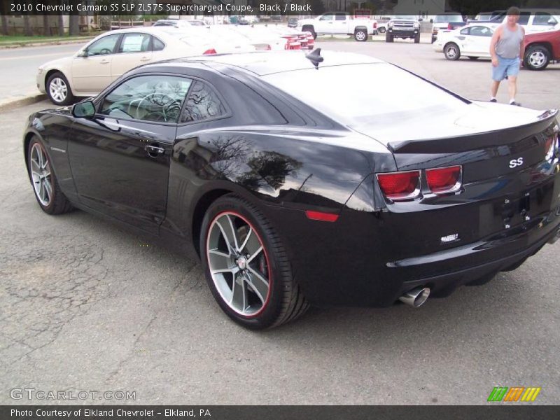 Black / Black 2010 Chevrolet Camaro SS SLP ZL575 Supercharged Coupe