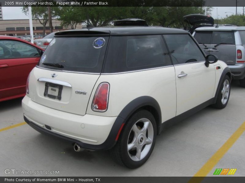 Pepper White / Panther Black 2005 Mini Cooper Hardtop