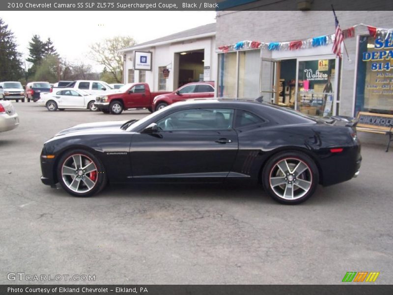Black / Black 2010 Chevrolet Camaro SS SLP ZL575 Supercharged Coupe