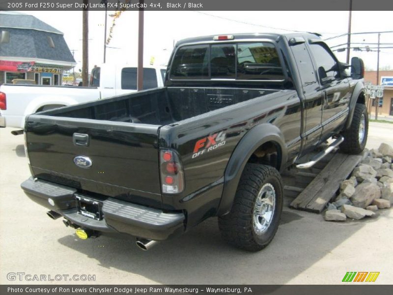 Black / Black 2005 Ford F250 Super Duty Lariat FX4 SuperCab 4x4
