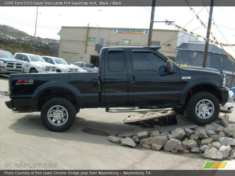 Black / Black 2005 Ford F250 Super Duty Lariat FX4 SuperCab 4x4