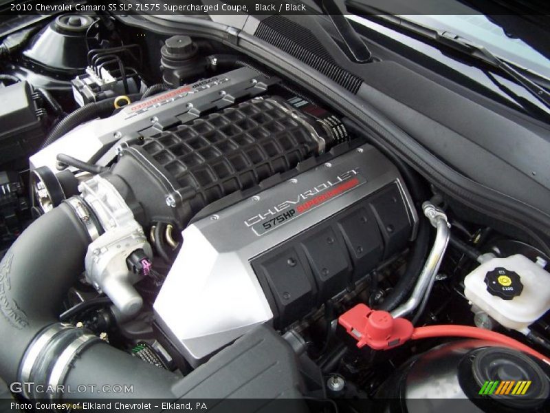 Black / Black 2010 Chevrolet Camaro SS SLP ZL575 Supercharged Coupe