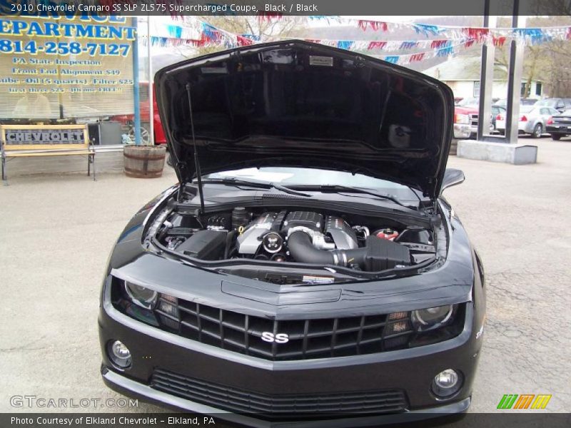 Black / Black 2010 Chevrolet Camaro SS SLP ZL575 Supercharged Coupe