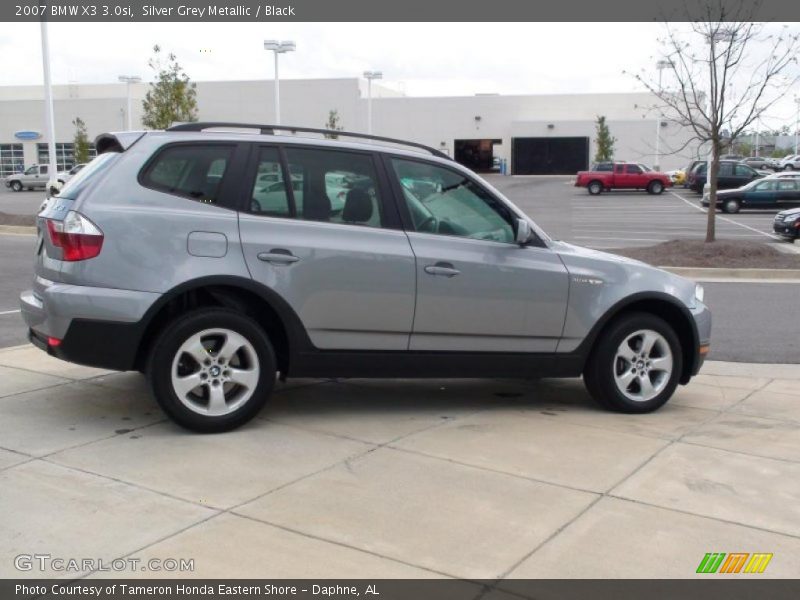 Silver Grey Metallic / Black 2007 BMW X3 3.0si
