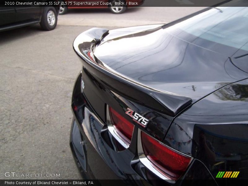 Black / Black 2010 Chevrolet Camaro SS SLP ZL575 Supercharged Coupe