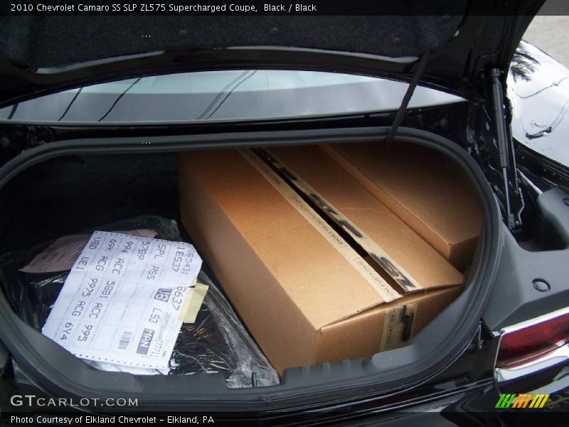 Black / Black 2010 Chevrolet Camaro SS SLP ZL575 Supercharged Coupe