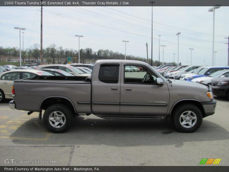 Thunder Gray Metallic / Oak 2000 Toyota Tundra SR5 Extended Cab 4x4