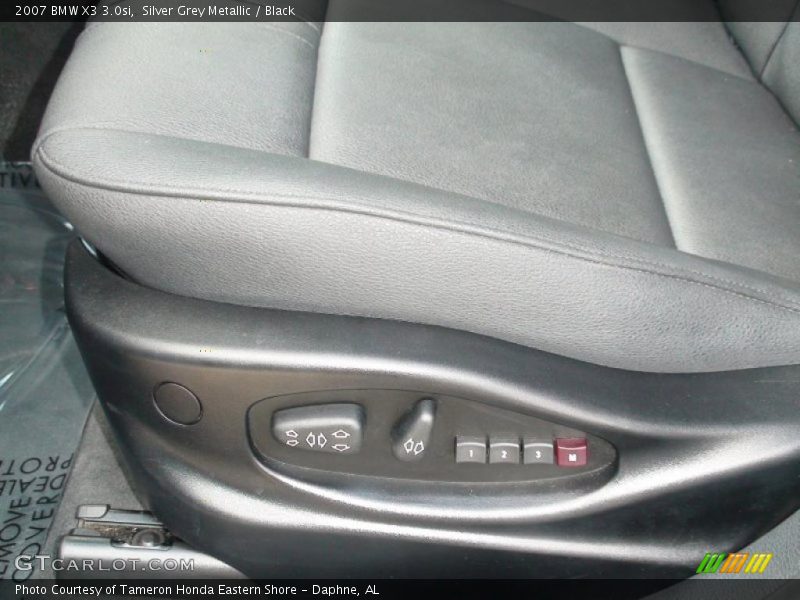 Silver Grey Metallic / Black 2007 BMW X3 3.0si