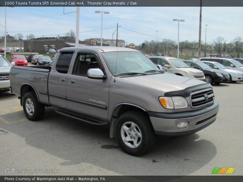 Thunder Gray Metallic / Oak 2000 Toyota Tundra SR5 Extended Cab 4x4