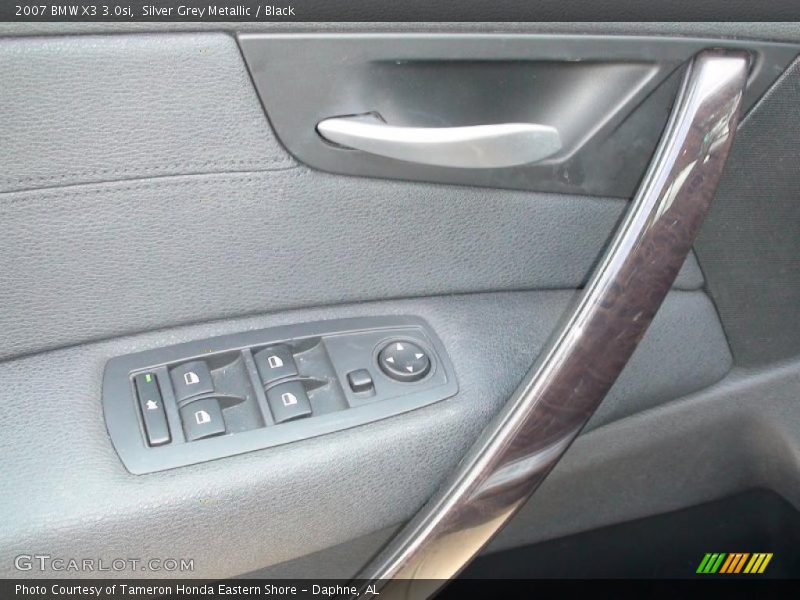 Silver Grey Metallic / Black 2007 BMW X3 3.0si