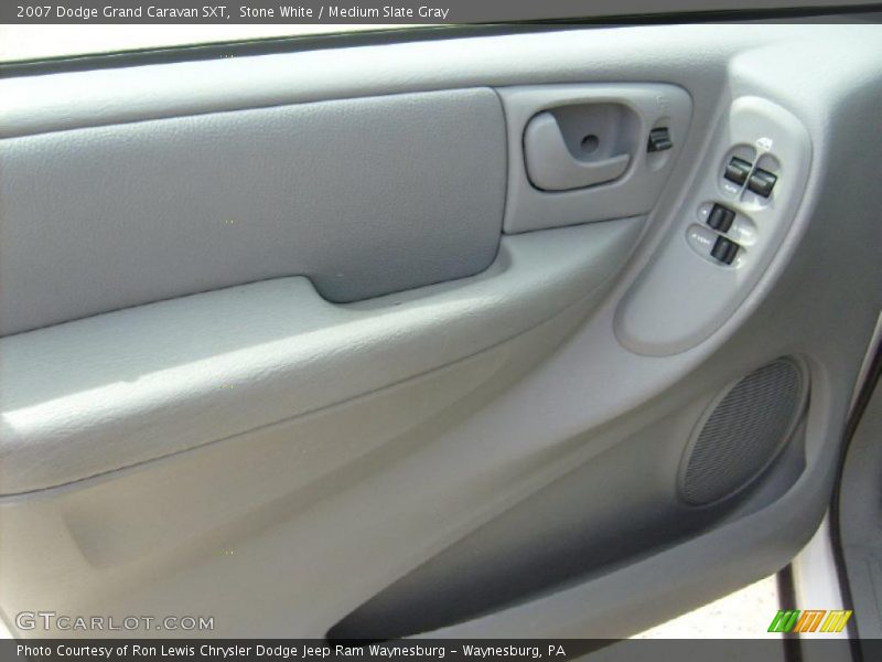 Stone White / Medium Slate Gray 2007 Dodge Grand Caravan SXT