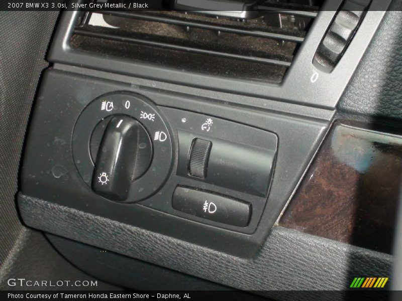 Silver Grey Metallic / Black 2007 BMW X3 3.0si