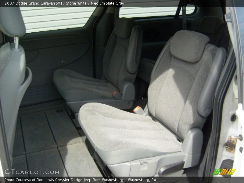 Stone White / Medium Slate Gray 2007 Dodge Grand Caravan SXT