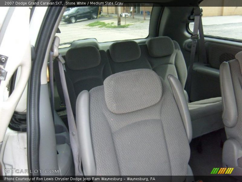 Stone White / Medium Slate Gray 2007 Dodge Grand Caravan SXT