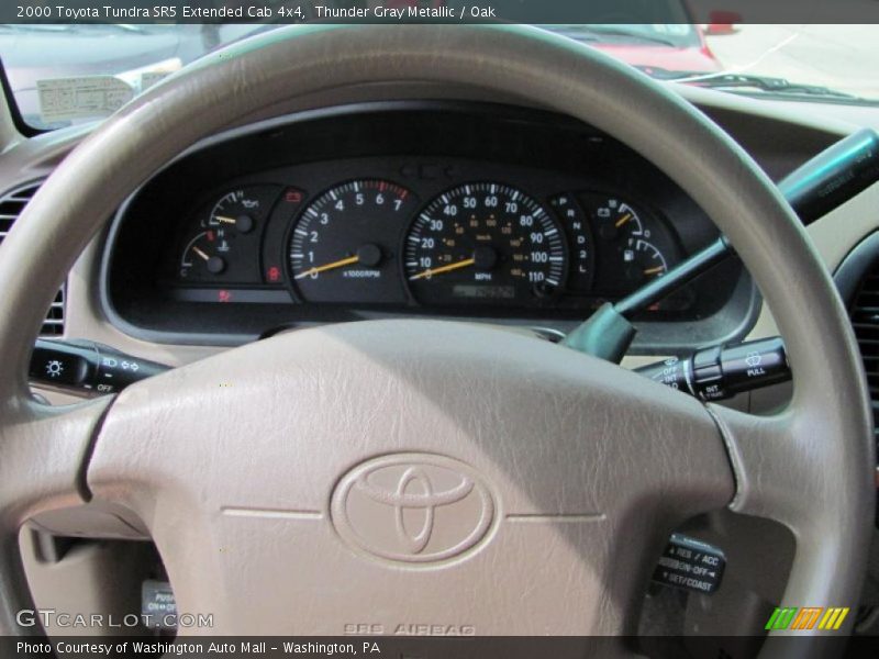 Thunder Gray Metallic / Oak 2000 Toyota Tundra SR5 Extended Cab 4x4