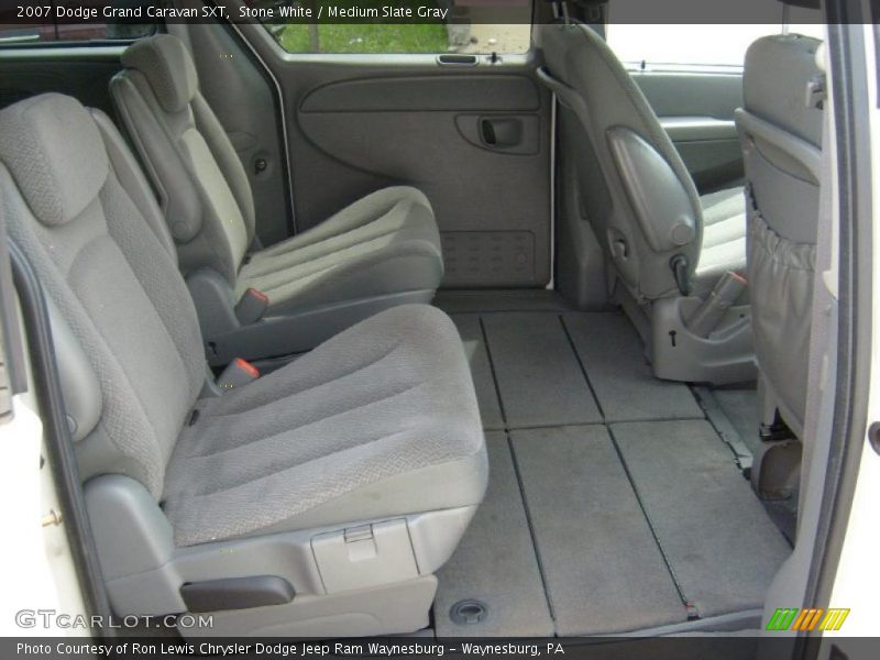 Stone White / Medium Slate Gray 2007 Dodge Grand Caravan SXT