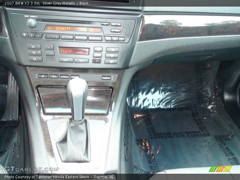 Silver Grey Metallic / Black 2007 BMW X3 3.0si