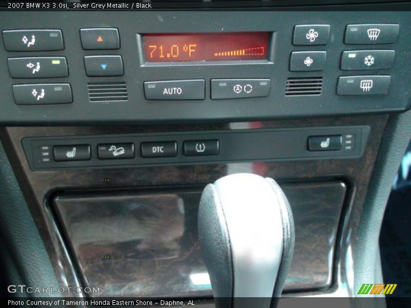 Silver Grey Metallic / Black 2007 BMW X3 3.0si