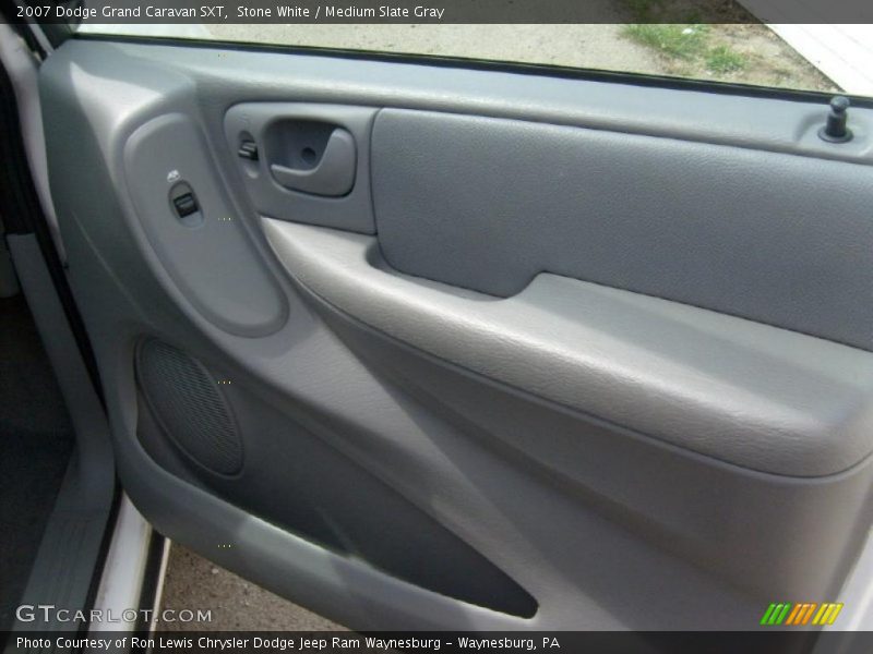 Stone White / Medium Slate Gray 2007 Dodge Grand Caravan SXT