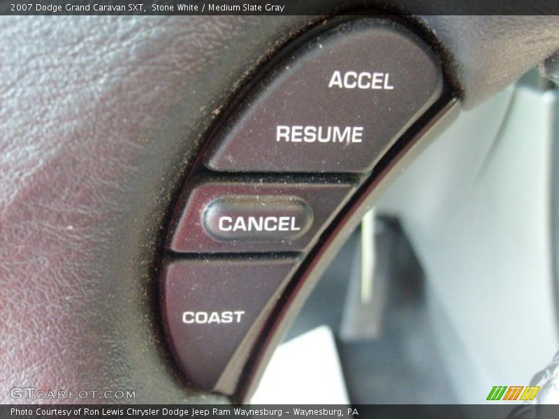 Stone White / Medium Slate Gray 2007 Dodge Grand Caravan SXT