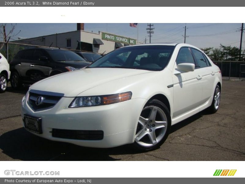 White Diamond Pearl / Ebony 2006 Acura TL 3.2