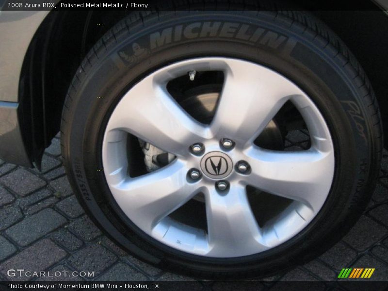 Polished Metal Metallic / Ebony 2008 Acura RDX