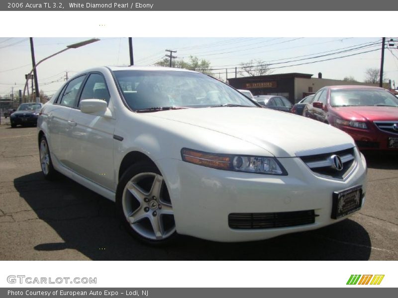 White Diamond Pearl / Ebony 2006 Acura TL 3.2