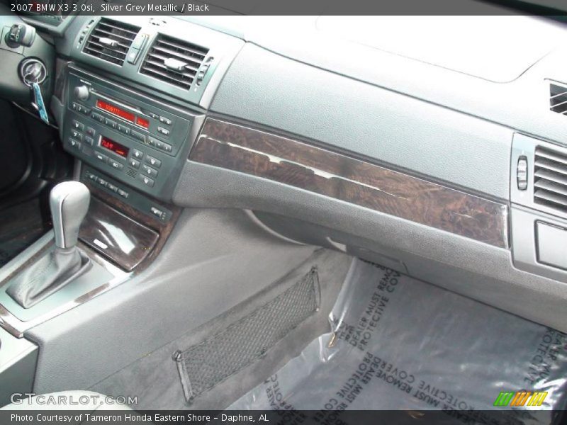 Silver Grey Metallic / Black 2007 BMW X3 3.0si
