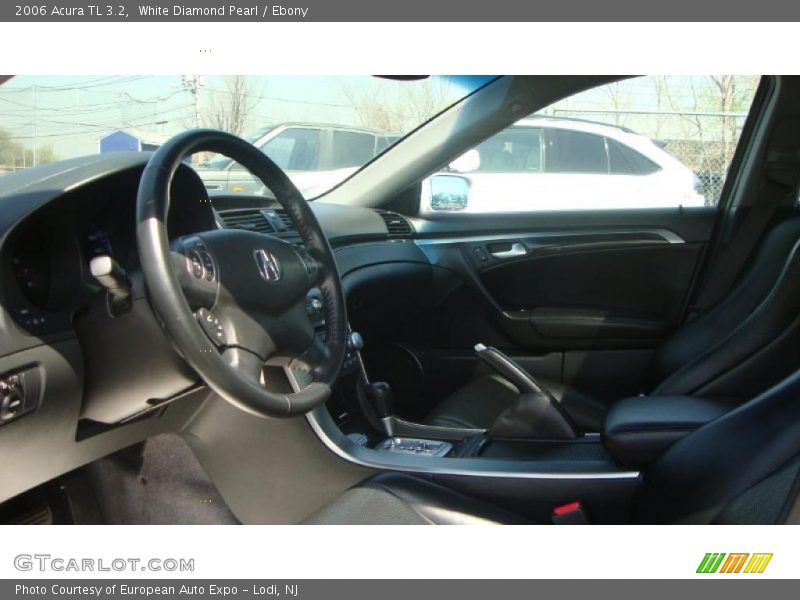 White Diamond Pearl / Ebony 2006 Acura TL 3.2