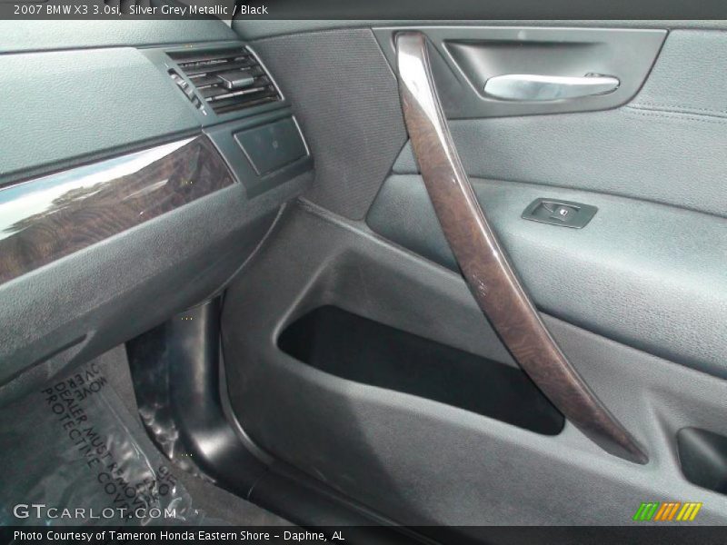 Silver Grey Metallic / Black 2007 BMW X3 3.0si