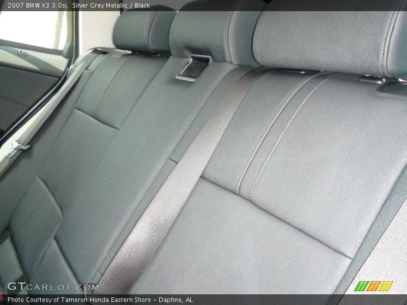 Silver Grey Metallic / Black 2007 BMW X3 3.0si
