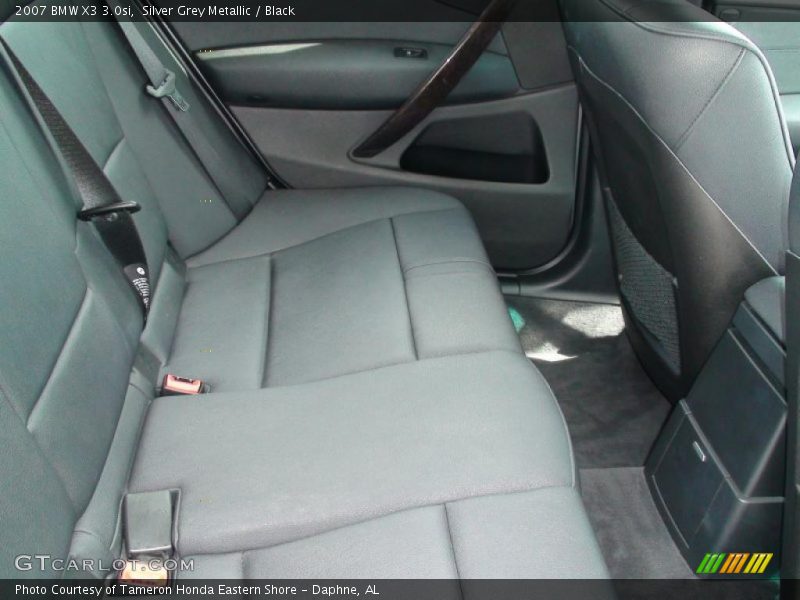 Silver Grey Metallic / Black 2007 BMW X3 3.0si