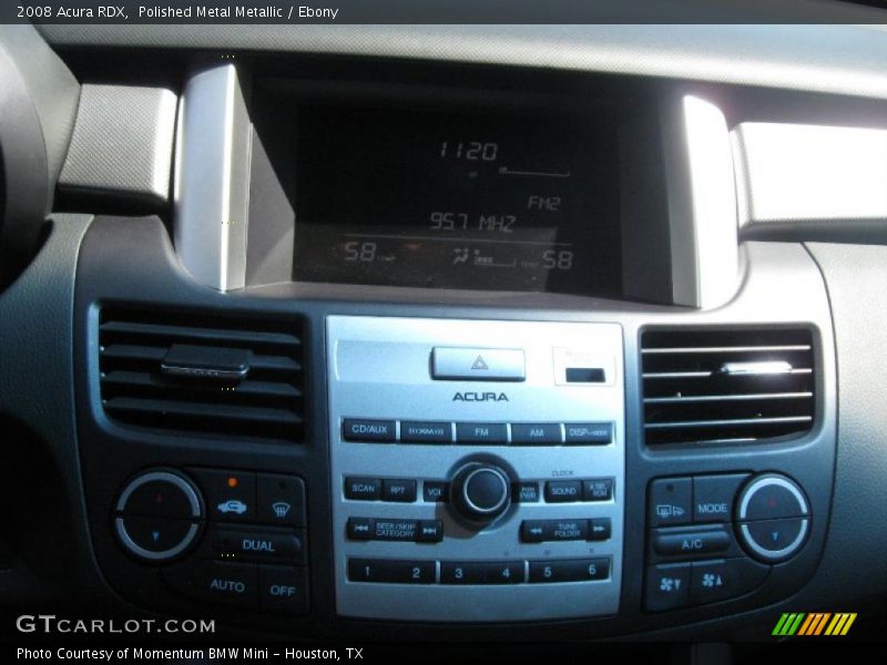 Polished Metal Metallic / Ebony 2008 Acura RDX