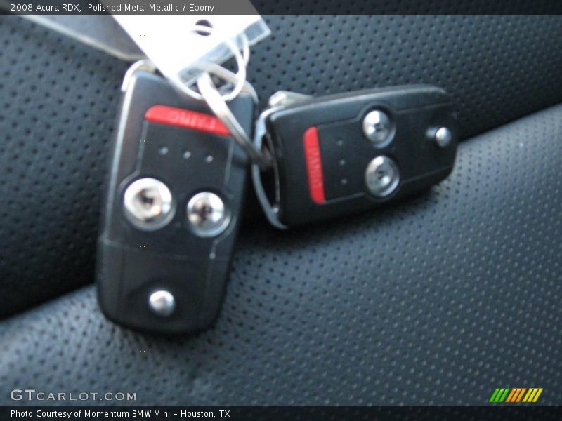 Polished Metal Metallic / Ebony 2008 Acura RDX