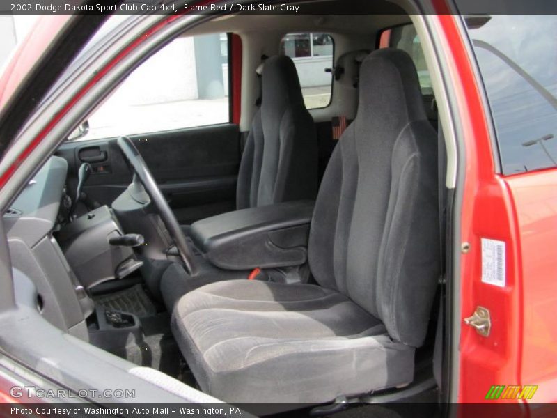 Flame Red / Dark Slate Gray 2002 Dodge Dakota Sport Club Cab 4x4