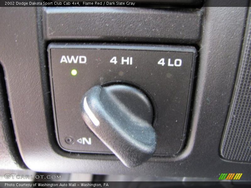 Flame Red / Dark Slate Gray 2002 Dodge Dakota Sport Club Cab 4x4