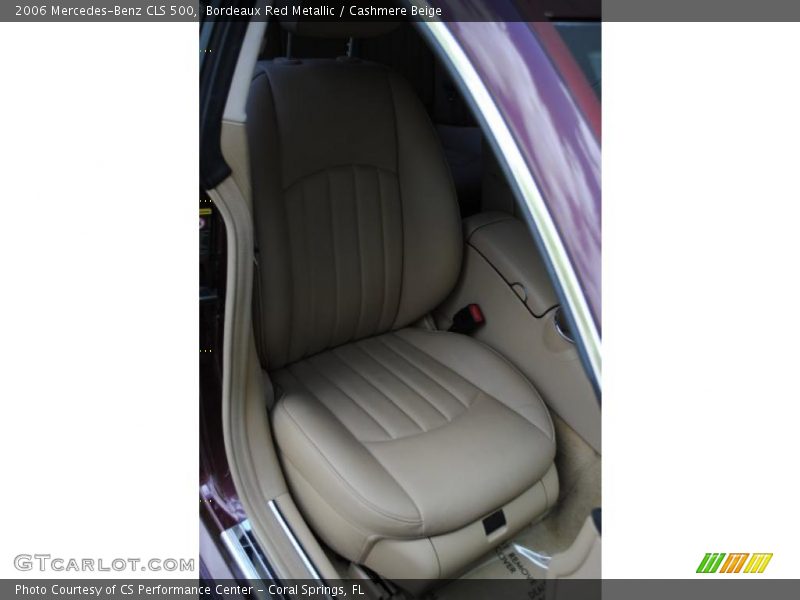 Bordeaux Red Metallic / Cashmere Beige 2006 Mercedes-Benz CLS 500